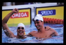 LEN European LC Championship 1997400 Free, MenEmiliano Brembilla, ITAMassimilliano Rosolino, ITA