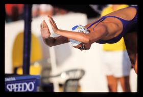 LEN European LC Championships 1997100 Free, WomenTherese Alshammar, SWE
