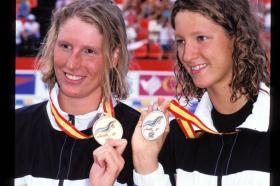 LEN European LC Championships 1997200 Back, WomenCathleen Rund, GERAntje Buschschulte, GER