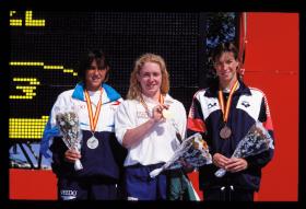 LEN European LC Championships 1997400 IM, WomenYana Knochkova, UKR, 2ndMichelle Smith, IRL, 1stHana Cerna, CZE, 3rd