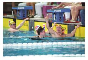 Canadian Commonwealth Games Trials 2002100 Free, MenBenoit Huot, CANPhillipe Gagnon, CAN