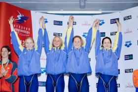 LEN SC - Dublin, IRLSweden, SWE, 1stWomen 4x50 Medley Relay
